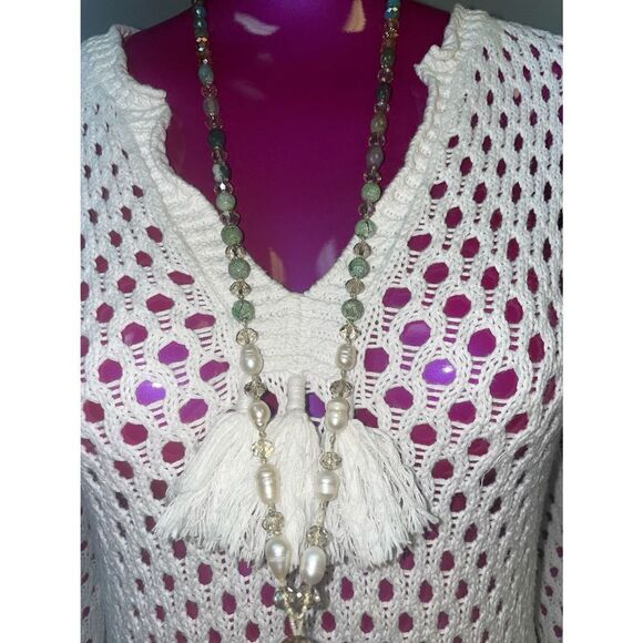 Tommy Bahama crotchet knit dress - Picture 2 of 4